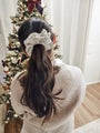 Scrunchie - Satiini-plisee Silver