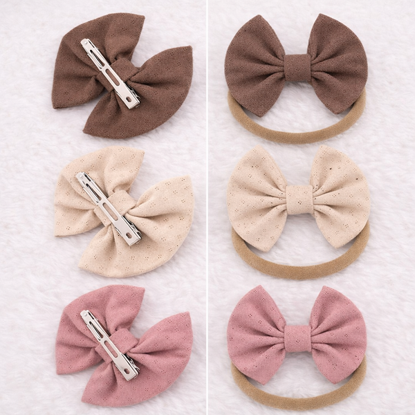 Nylonpanta tai rusettipinni - 100% puuvilla (3 s&auml;vy&auml;)